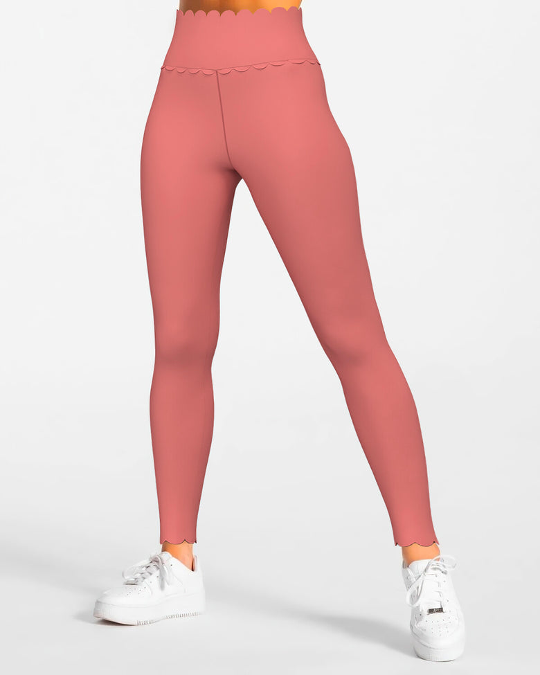 Boost High Waist Leggings - Terracotta