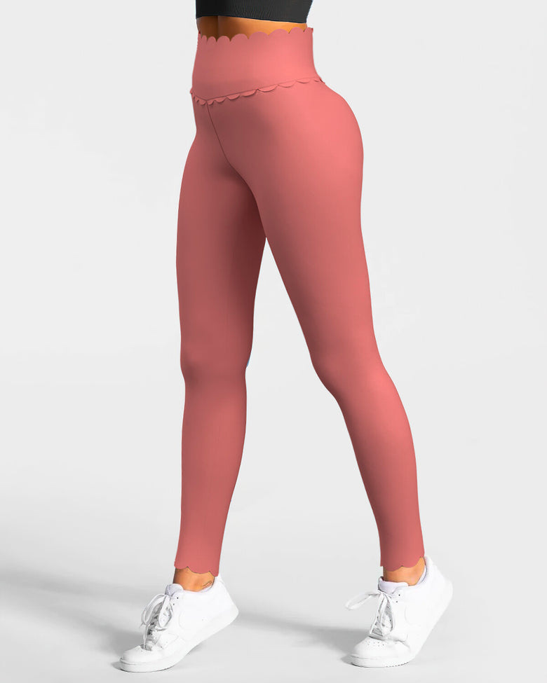 Boost High Waist Leggings - Terracotta